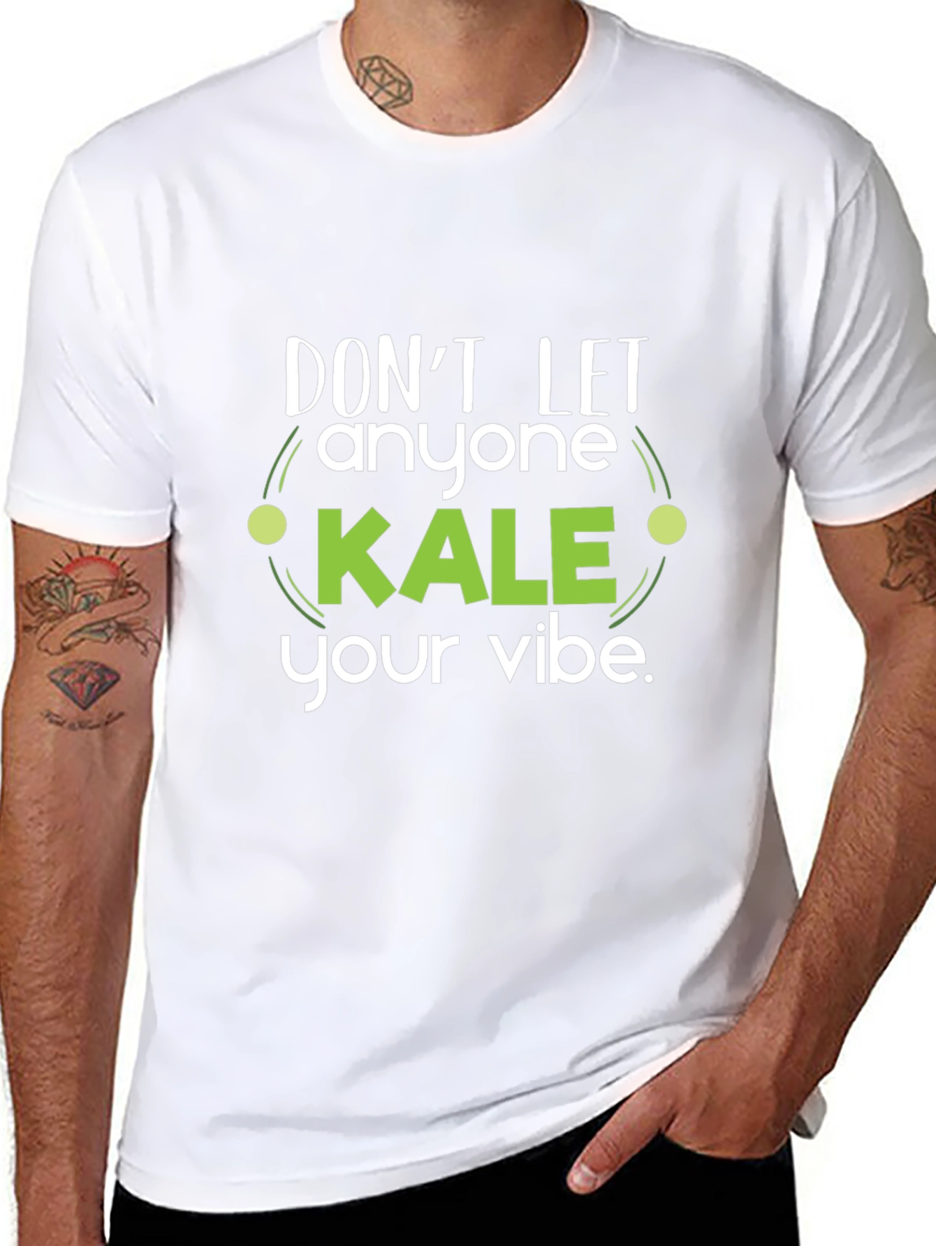 Dont Let Anyone Kale Your Vibe Black T-Shirt