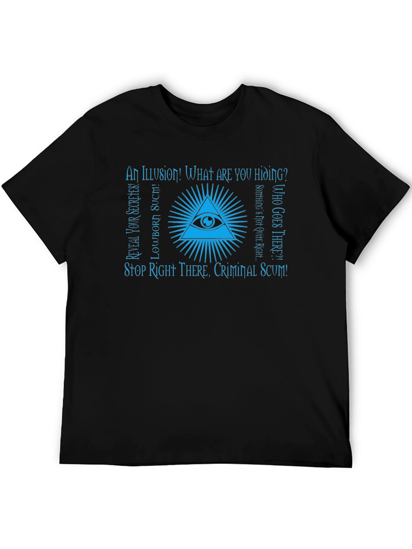 Illuminati All-Seeing Eye Graphic T-Shirt