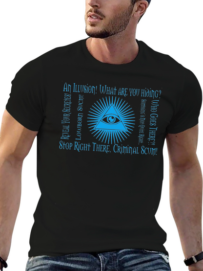 Illuminati All-Seeing Eye Graphic T-Shirt