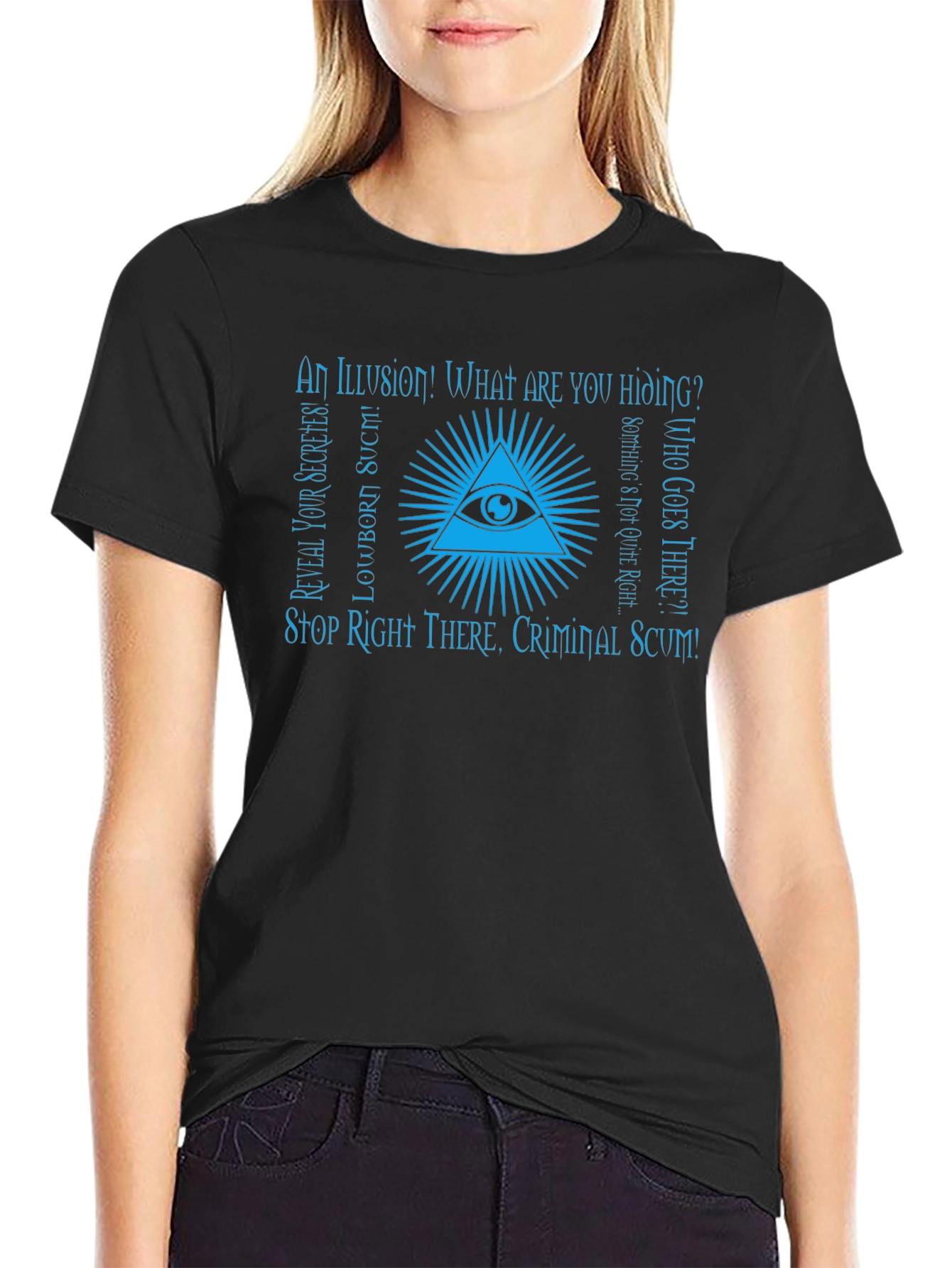 Illuminati All-Seeing Eye Graphic T-Shirt