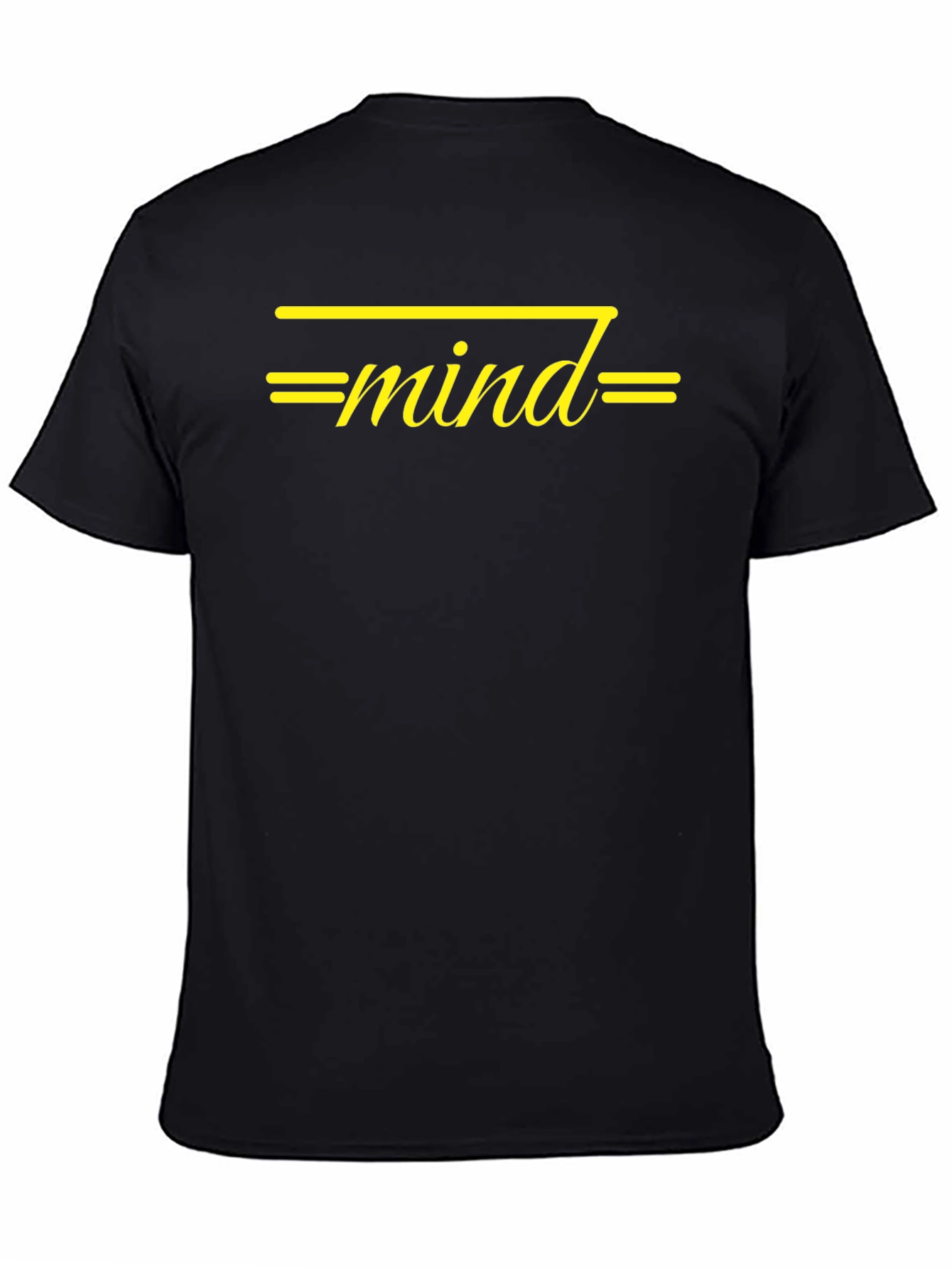 Mind Graphic T-Shirt - Stylish Black Tee