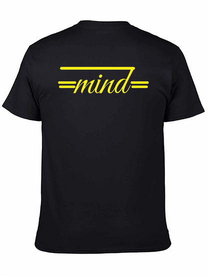 Mind Graphic T-Shirt - Stylish Black Tee