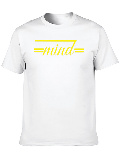 Mind Graphic T-Shirt - Stylish Black Tee