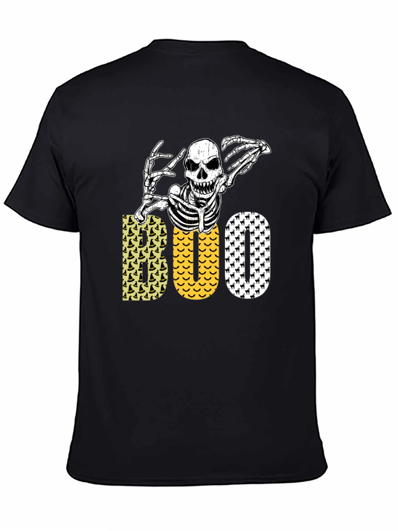 Halloween Skeleton Boo Graphic Tee