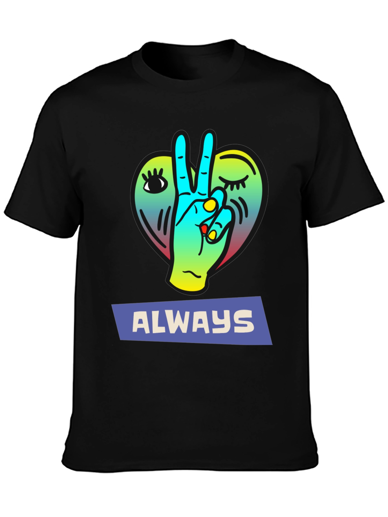 Always Peace Graphic Tee - Trendy Comfort
