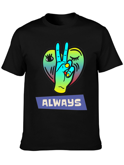 Always Peace Graphic Tee - Trendy Comfort