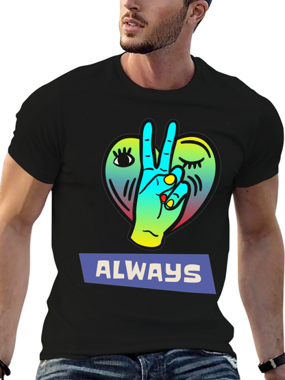 Always Peace Graphic Tee - Trendy Comfort