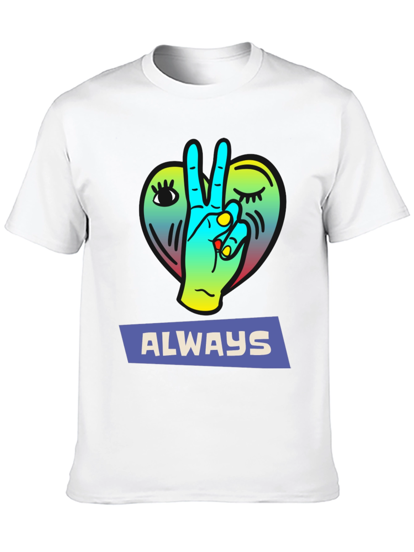 Always Peace Graphic Tee - Trendy Comfort