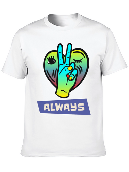 Always Peace Graphic Tee - Trendy Comfort