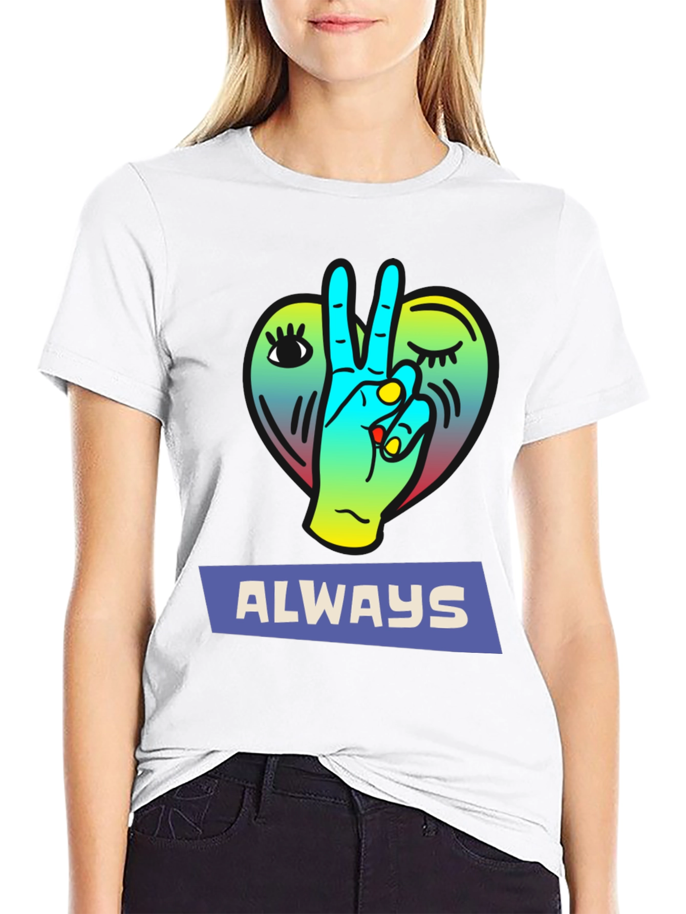 Always Peace Graphic Tee - Trendy Comfort