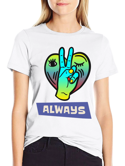 Always Peace Graphic Tee - Trendy Comfort