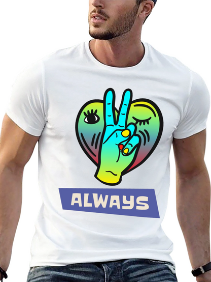 Always Peace Graphic Tee - Trendy Comfort