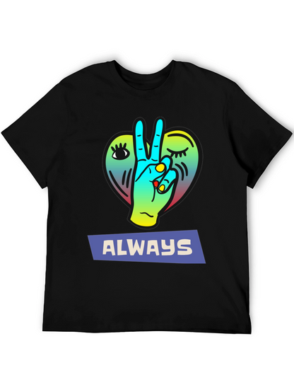 Always Peace Graphic Tee - Trendy Comfort