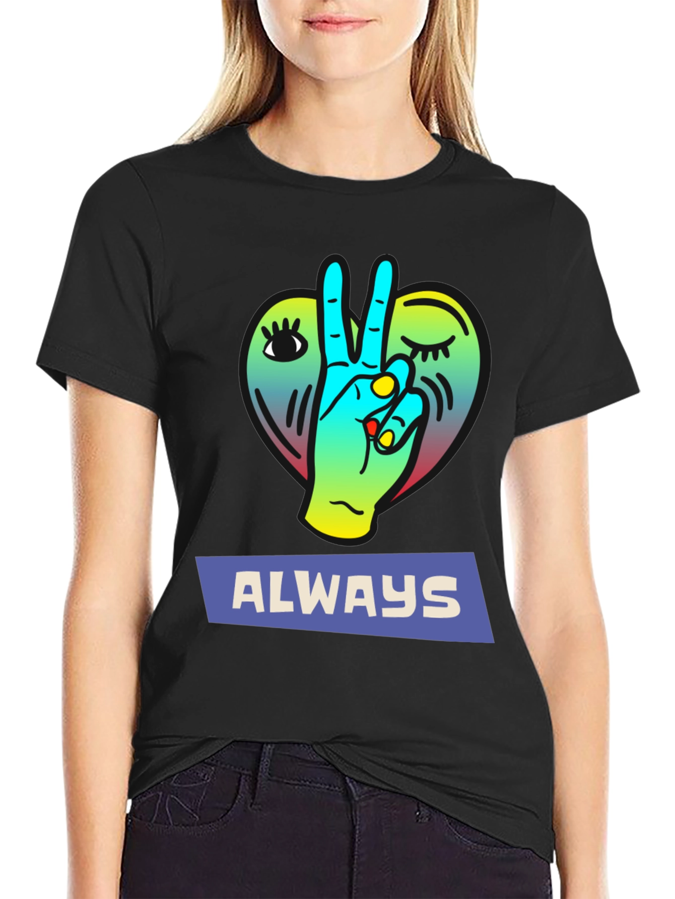 Always Peace Graphic Tee - Trendy Comfort