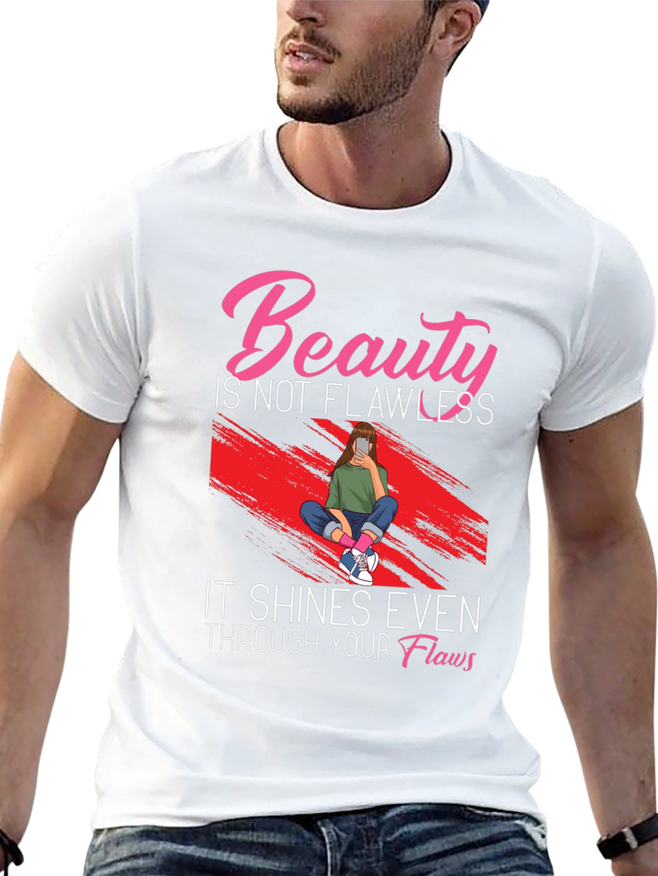 Beauty Through Flaws Graphic T-Shirt