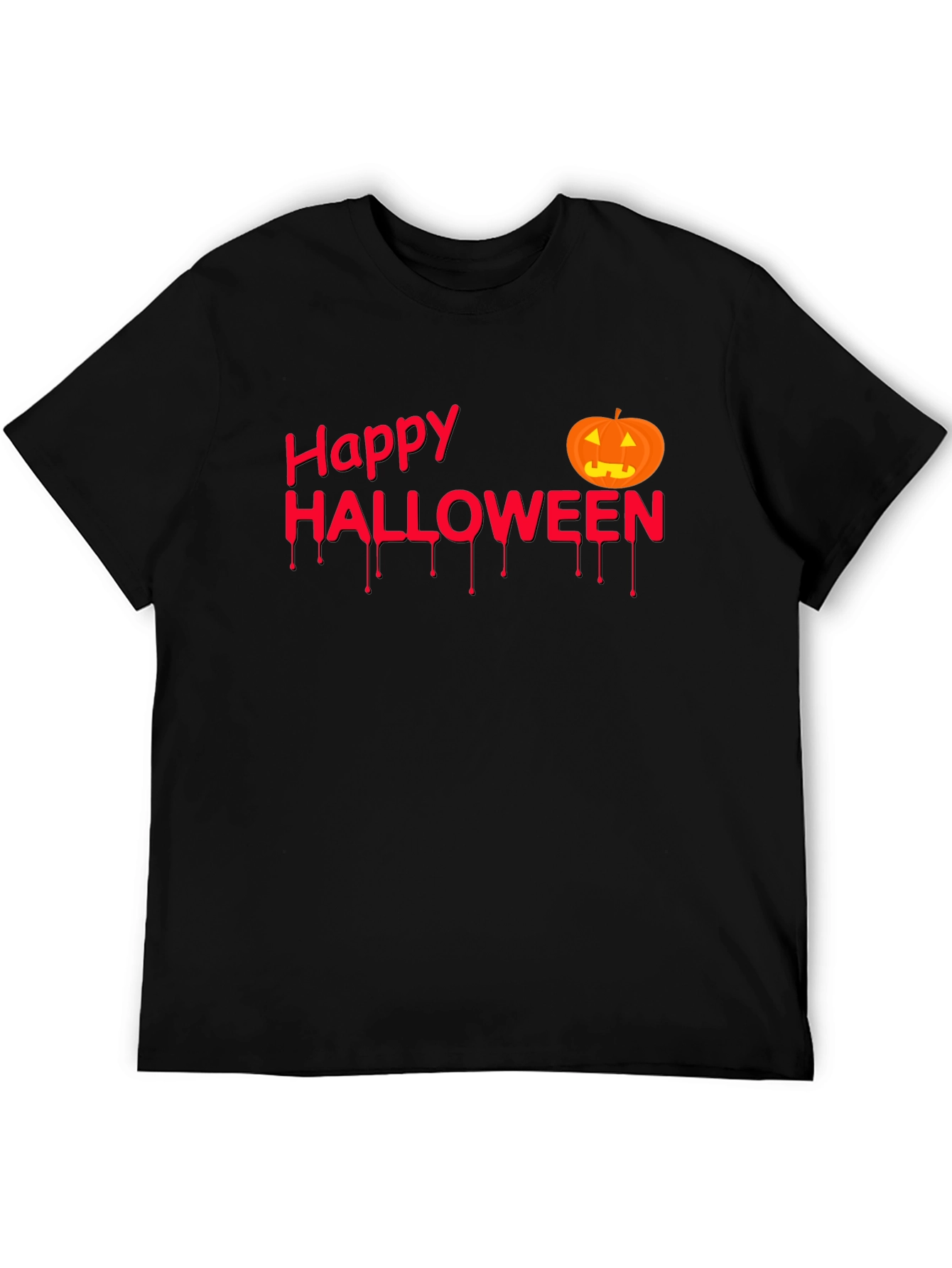 Happy Halloween Black Graphic Tee