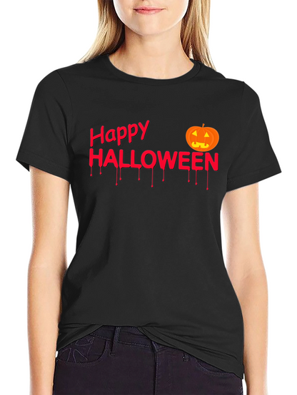Happy Halloween Black Graphic Tee