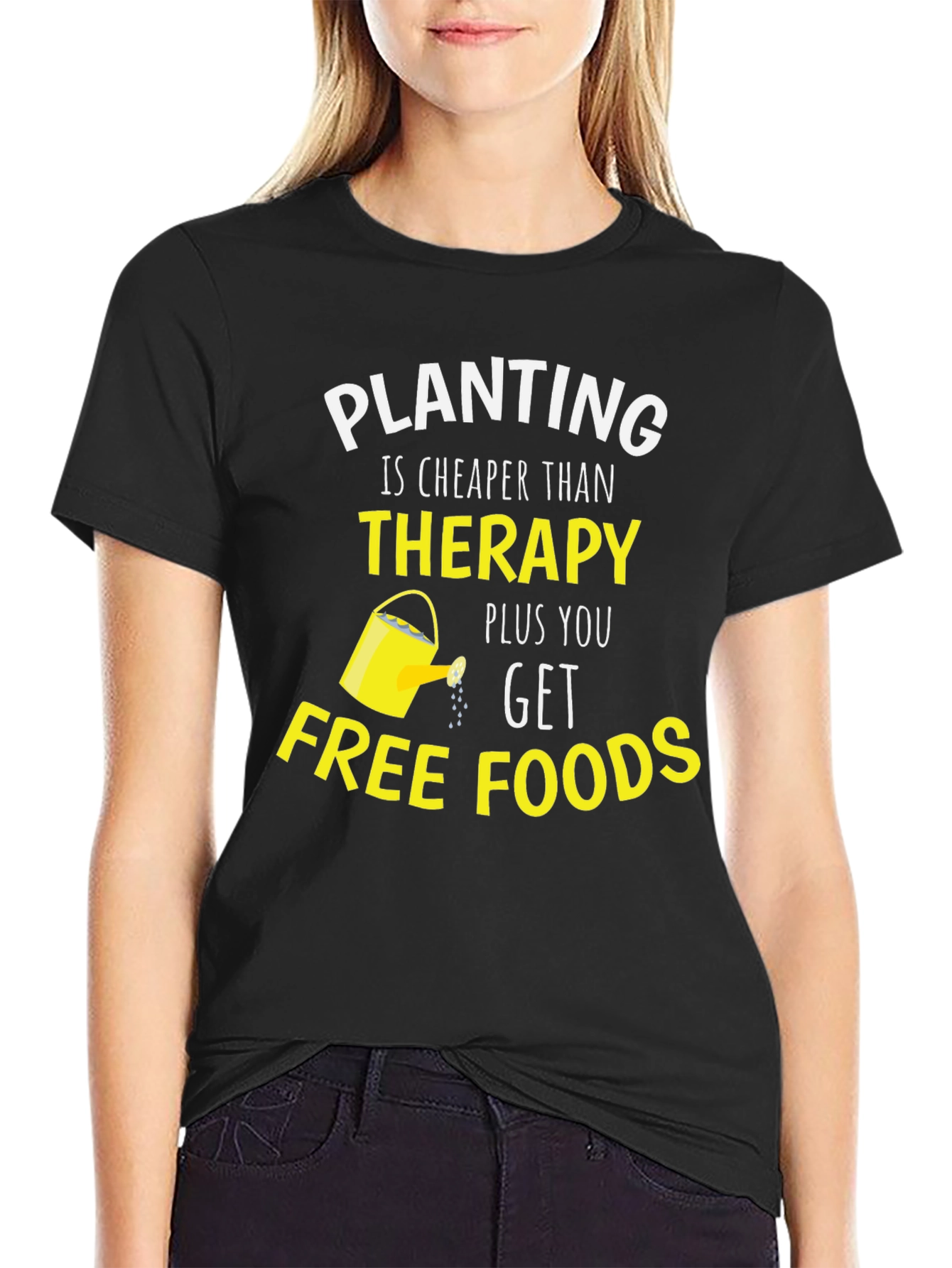 Planting Cheaper Than Therapy Funny T-Shirt