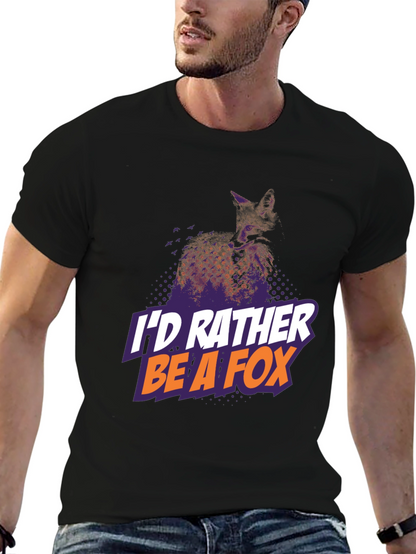 Id Rather Be A Fox Graphic Tee
