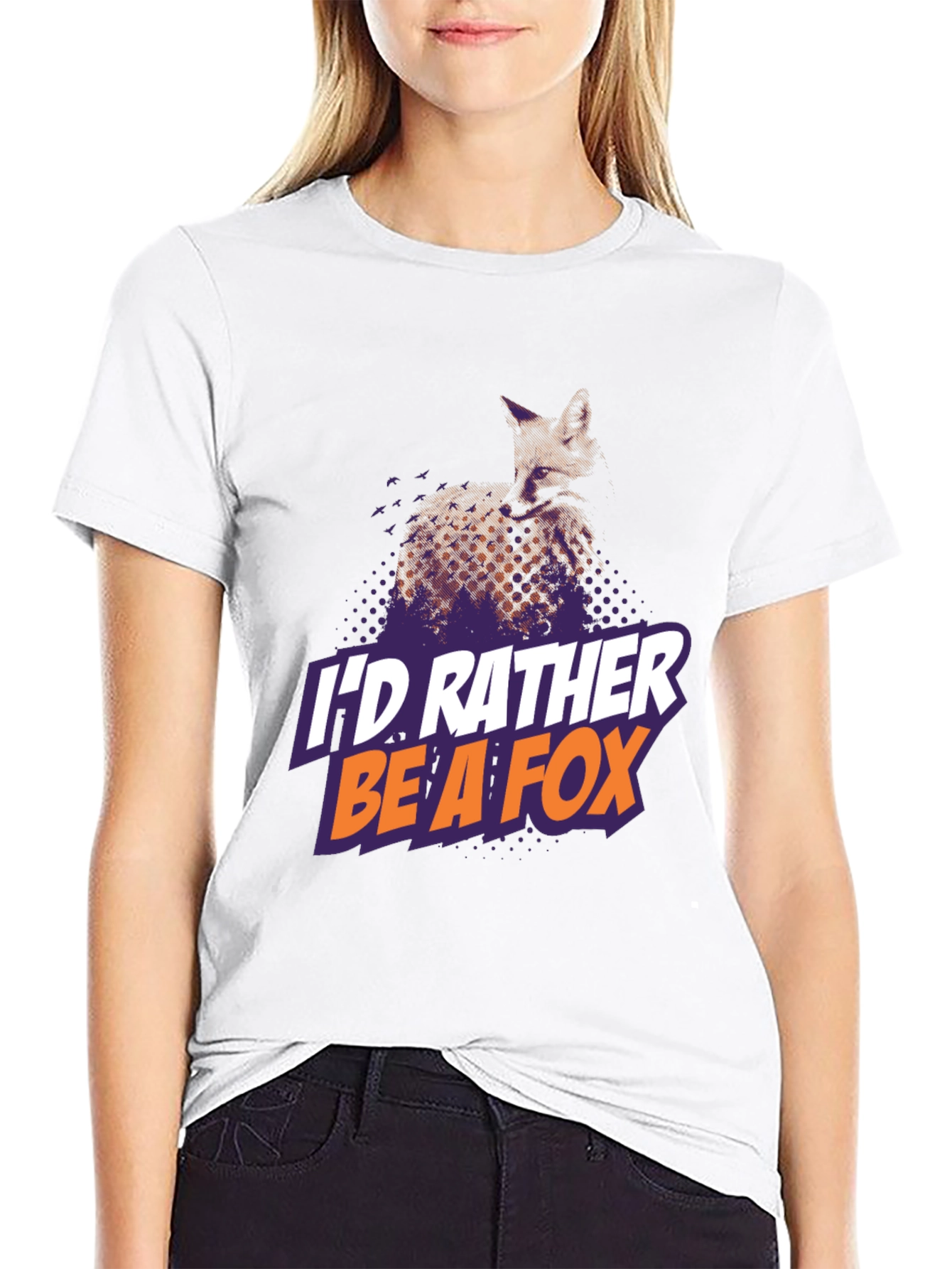 Id Rather Be A Fox Graphic Tee