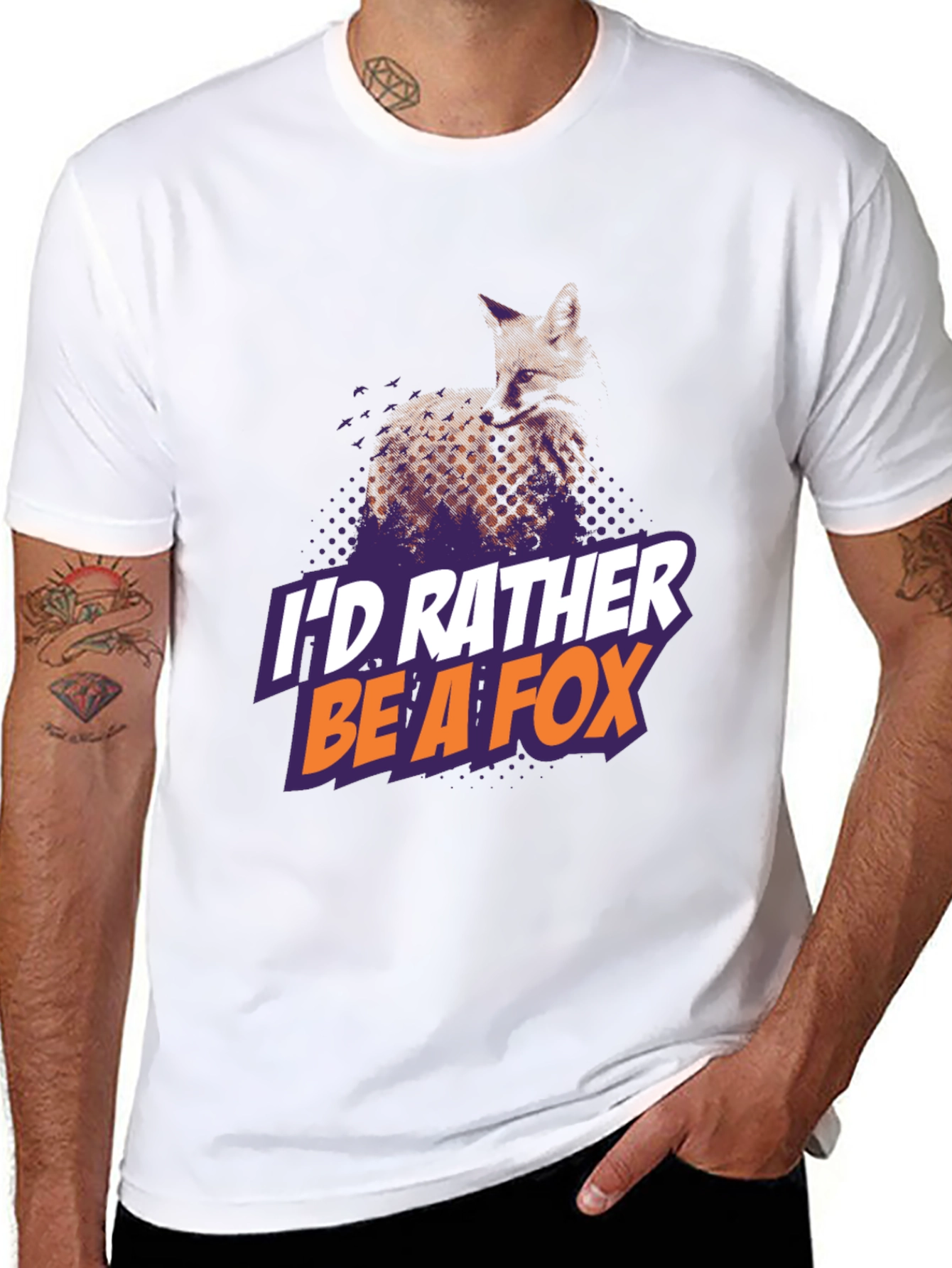 Id Rather Be A Fox Graphic Tee