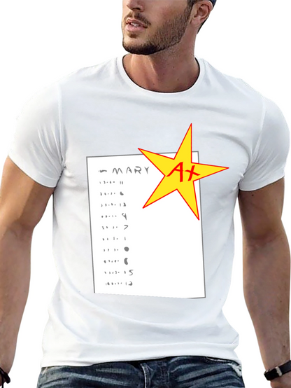 A+ Grade Sheet T-Shirt