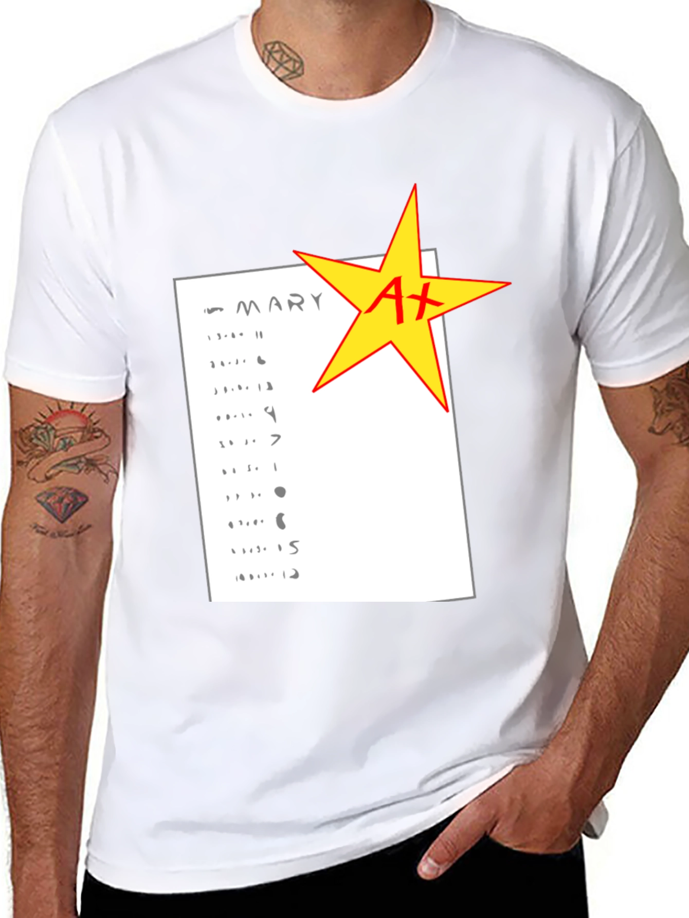 A+ Grade Sheet T-Shirt