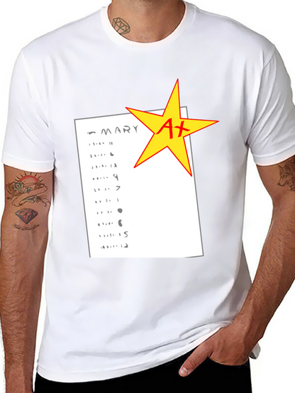 A+ Grade Sheet T-Shirt