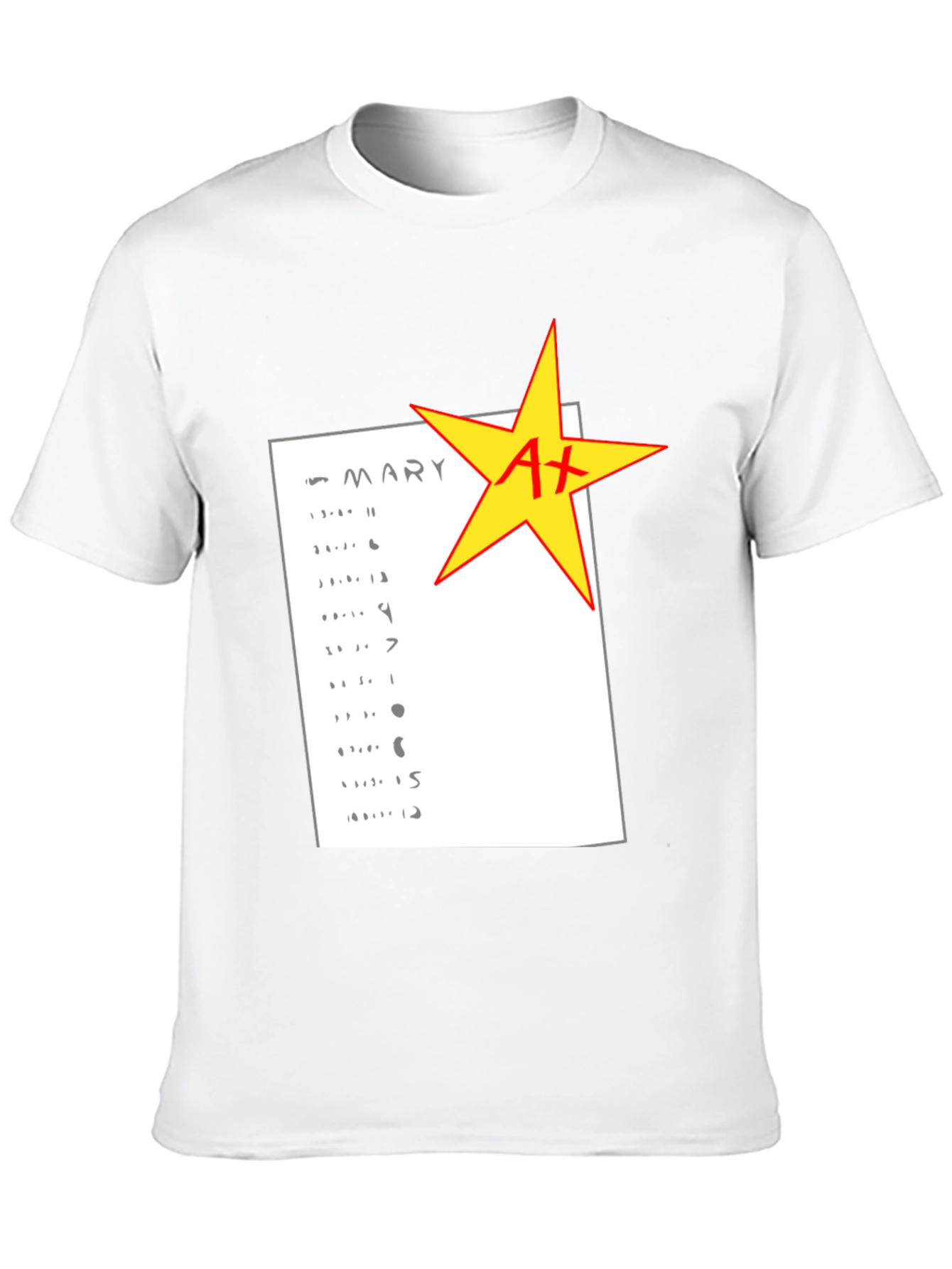 A+ Grade Sheet T-Shirt