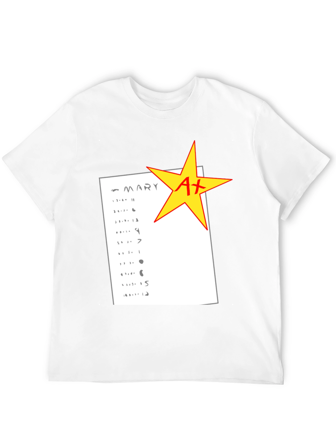 A+ Grade Sheet T-Shirt
