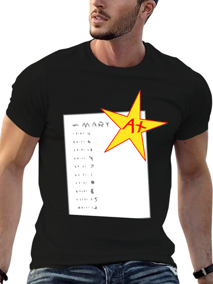 A+ Grade Sheet T-Shirt
