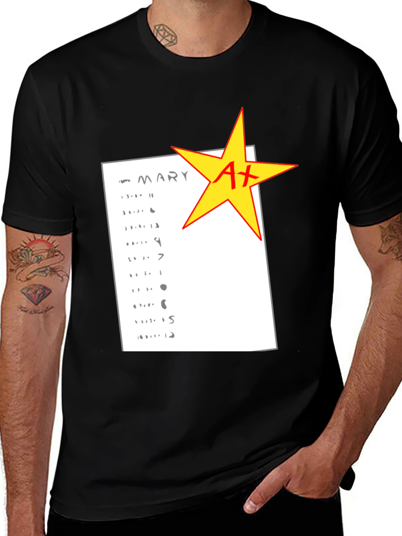 A+ Grade Sheet T-Shirt