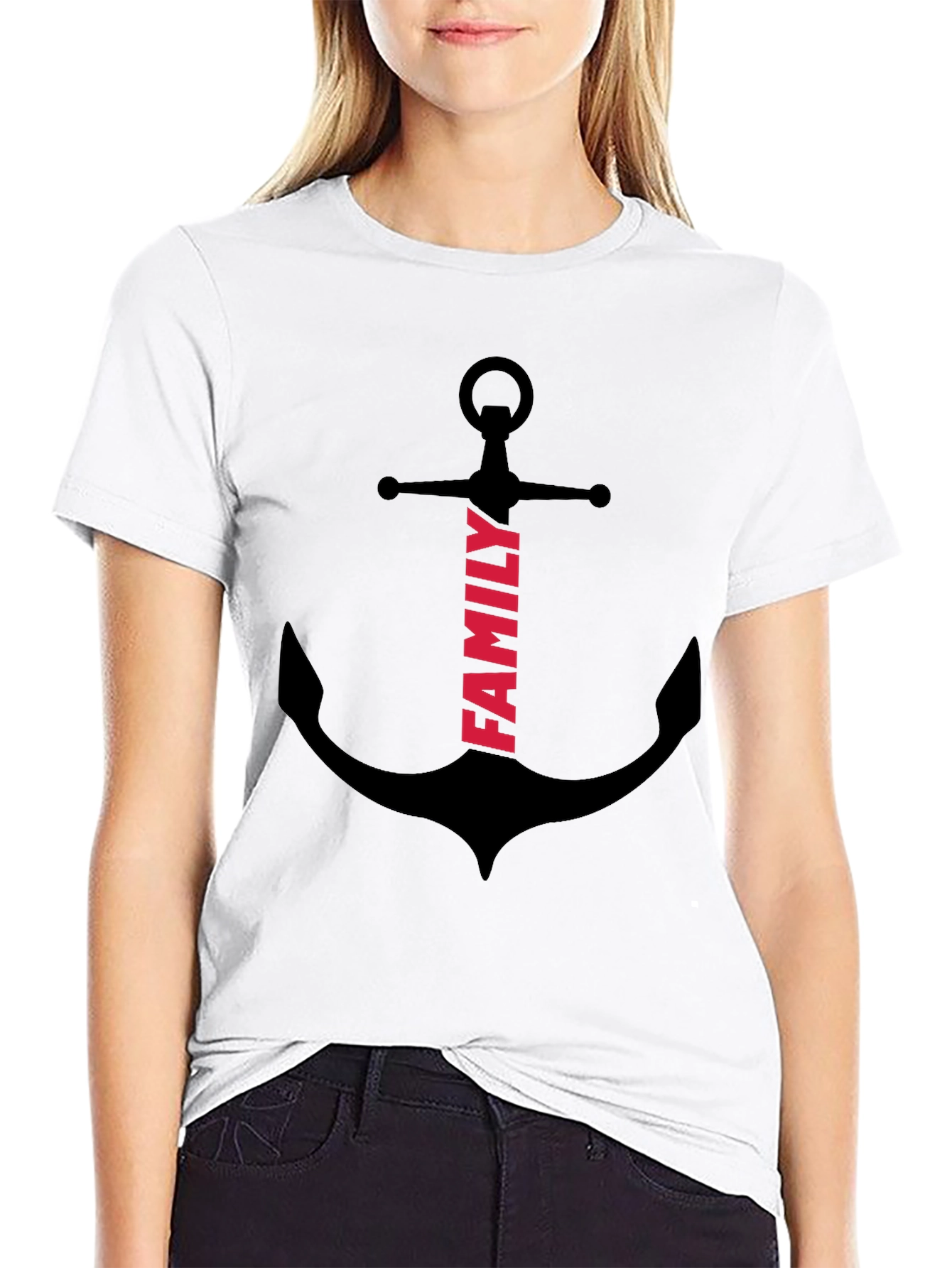 Family Anchor T-Shirt - Stylish Comfort