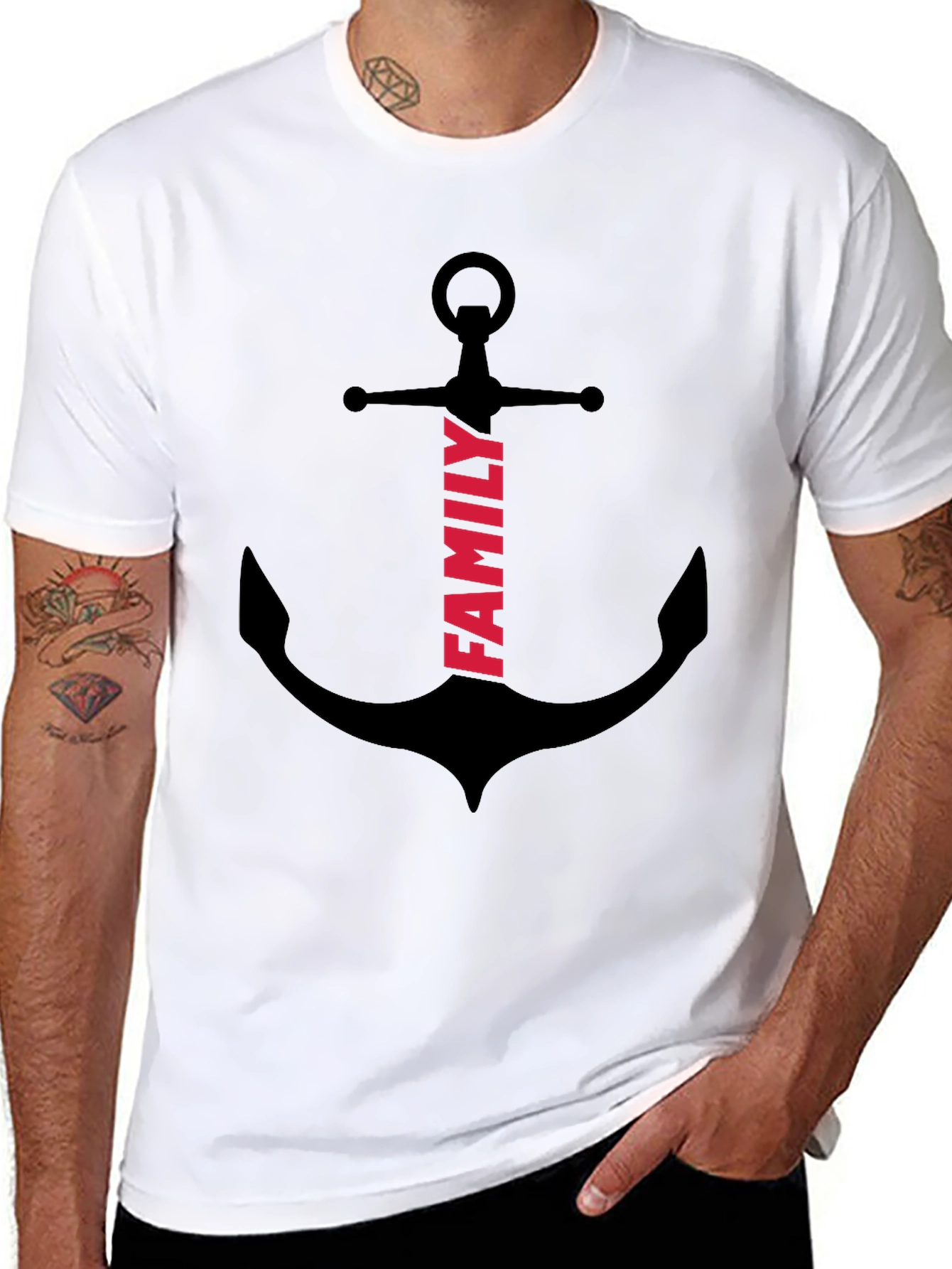 Family Anchor T-Shirt - Stylish Comfort