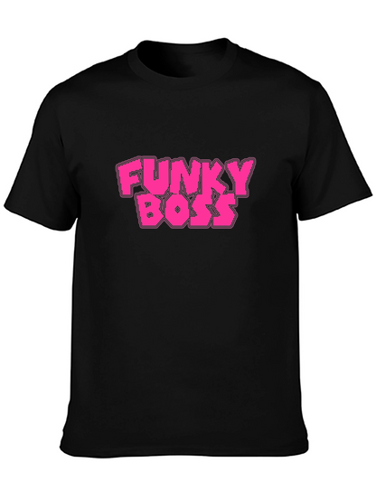 Funky Boss Graphic Tee - Black