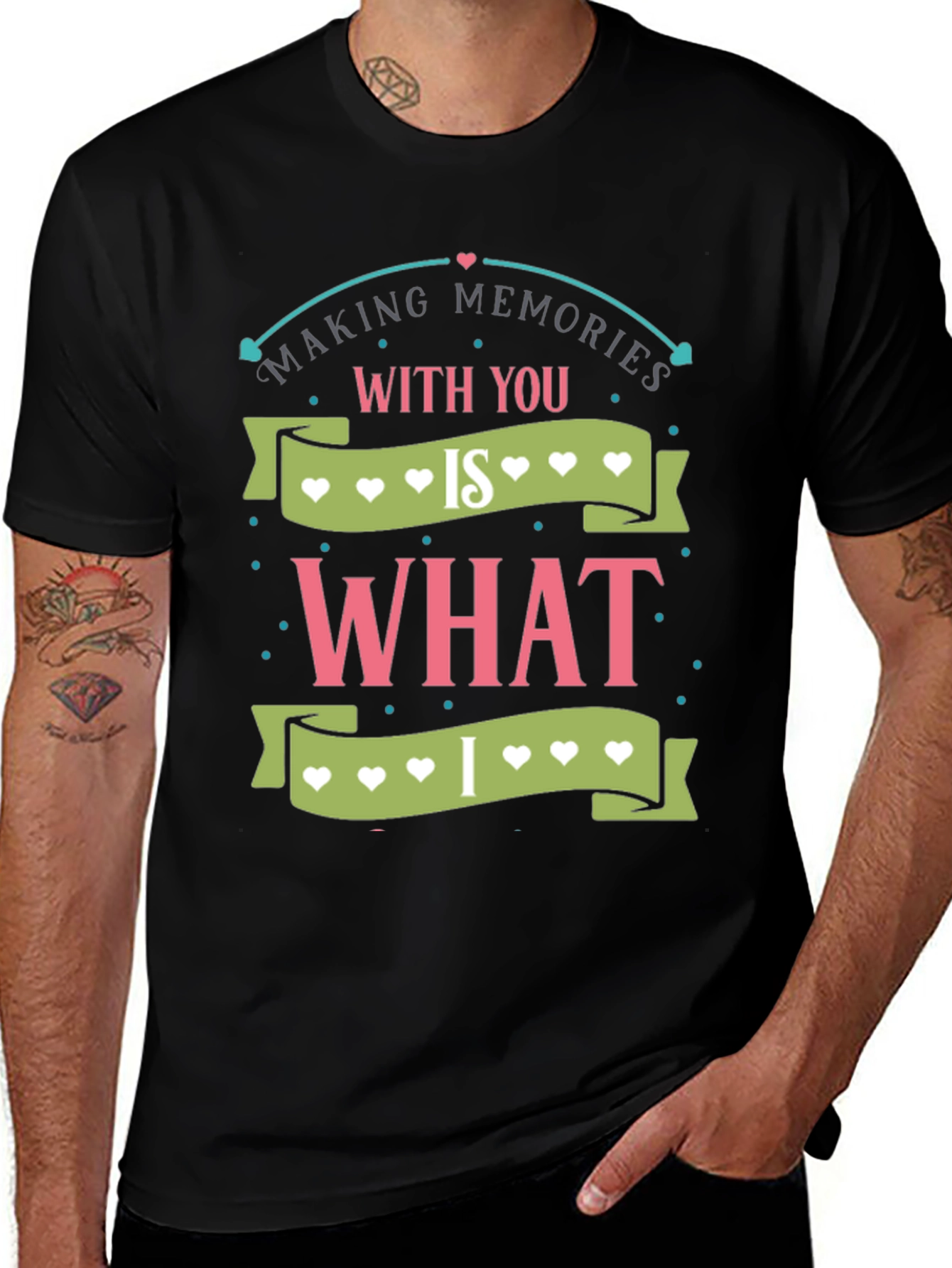 Making Memories T-Shirt - Heart Design
