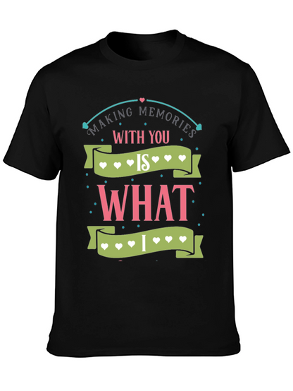 Making Memories T-Shirt - Heart Design