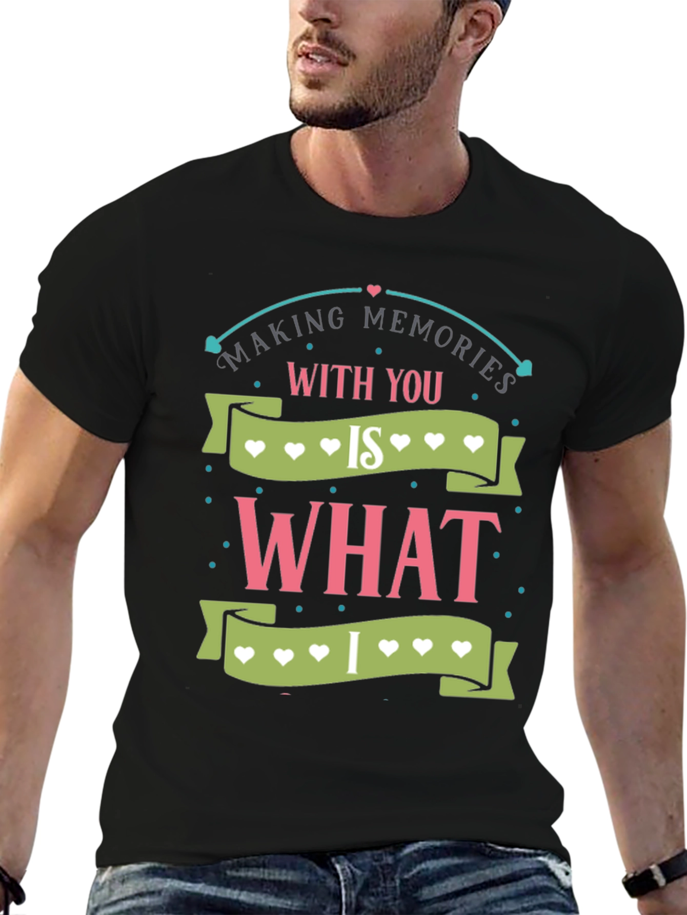 Making Memories T-Shirt - Heart Design