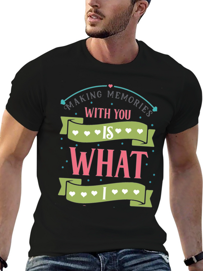 Making Memories T-Shirt - Heart Design