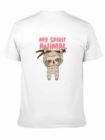 Cute Sloth My Spirit Animal Graphic T-Shirt