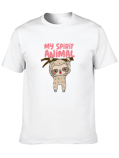 Cute Sloth My Spirit Animal Graphic T-Shirt