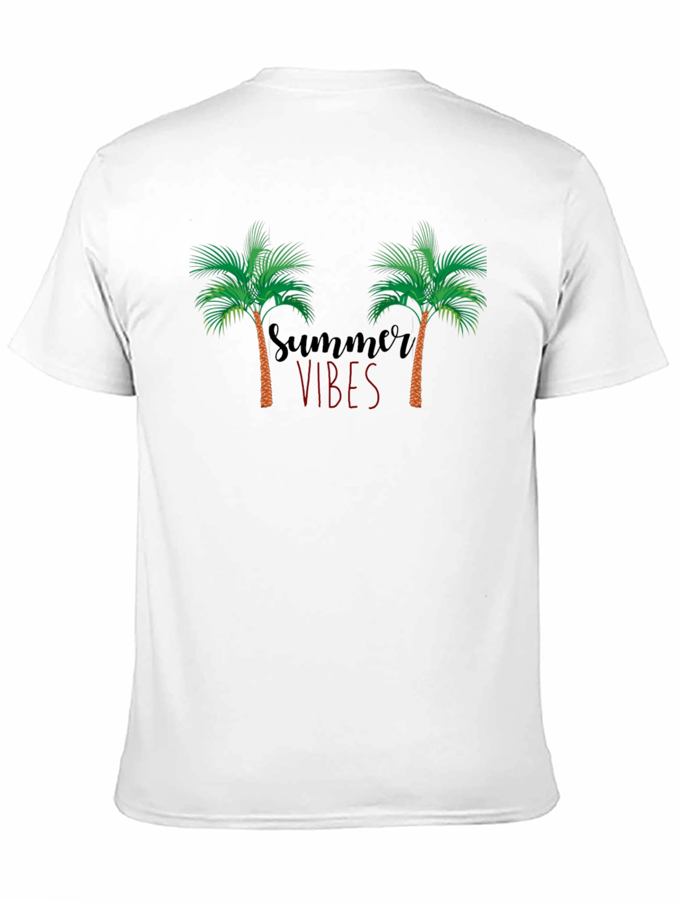 Summer Vibes Palm Tree Graphic Tee