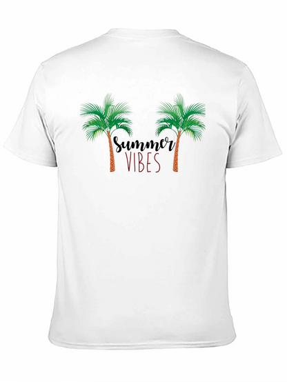 Summer Vibes Palm Tree Graphic Tee
