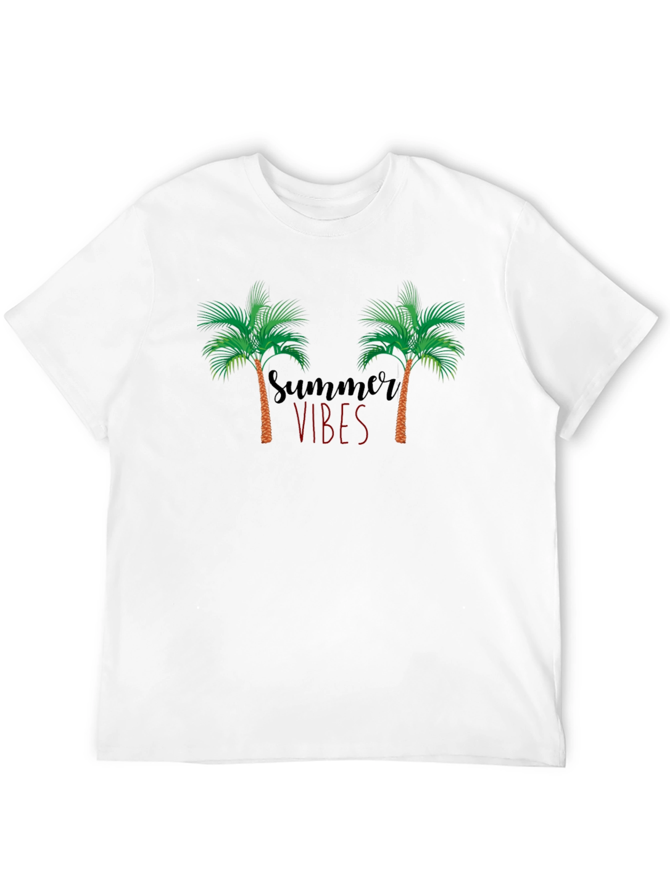 Summer Vibes Palm Tree Graphic Tee