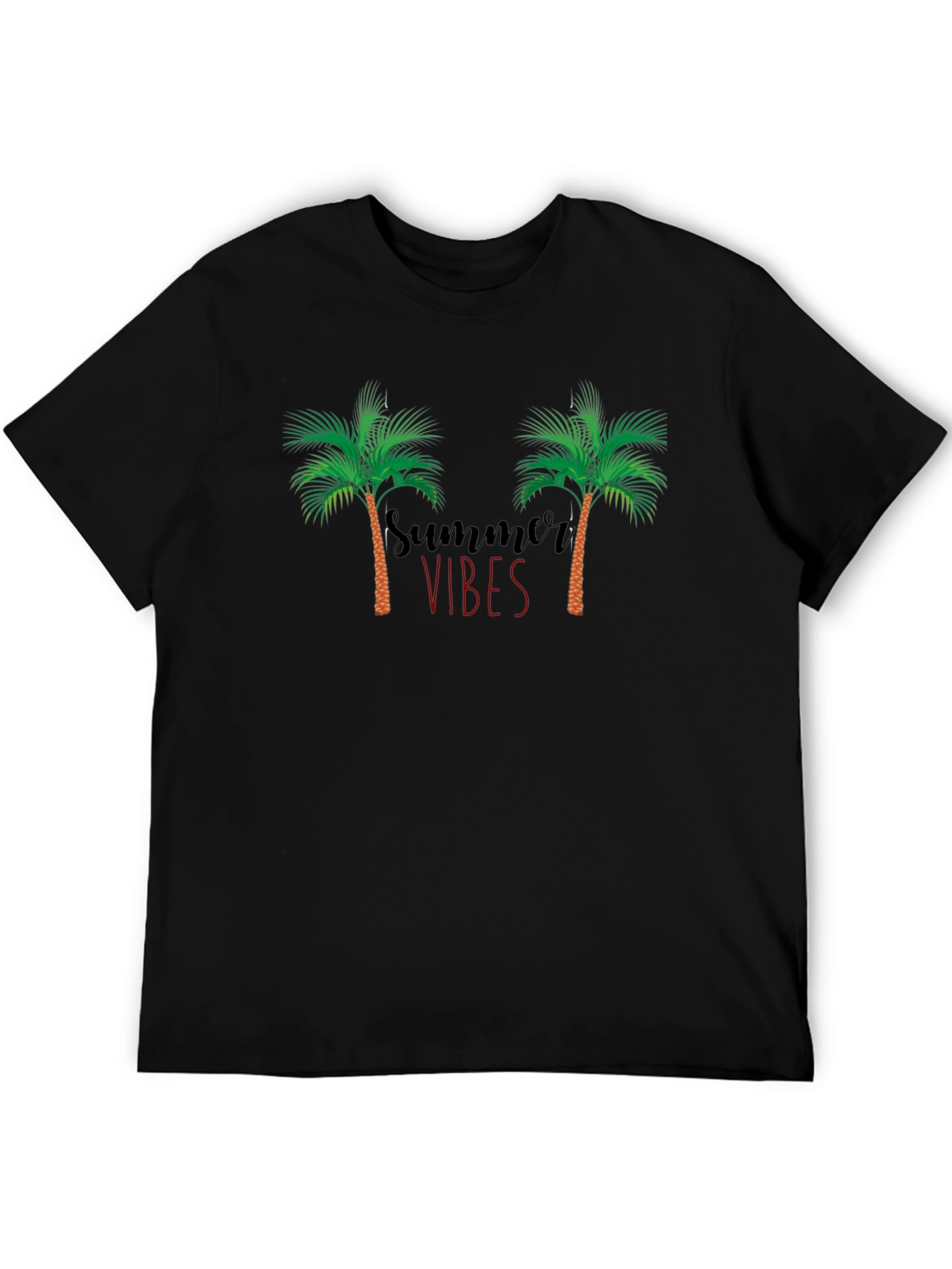 Summer Vibes Palm Tree Graphic Tee