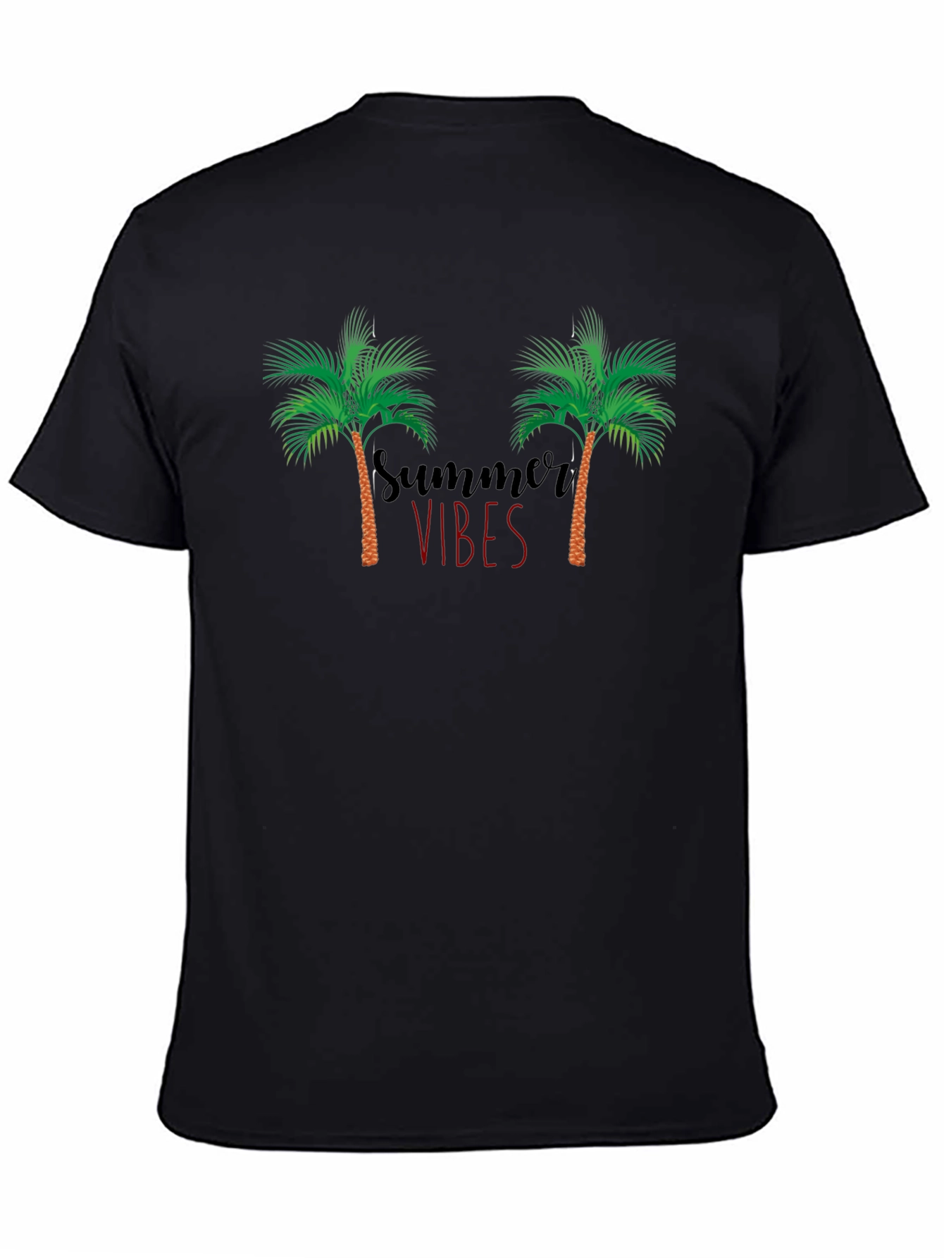 Summer Vibes Palm Tree Graphic Tee