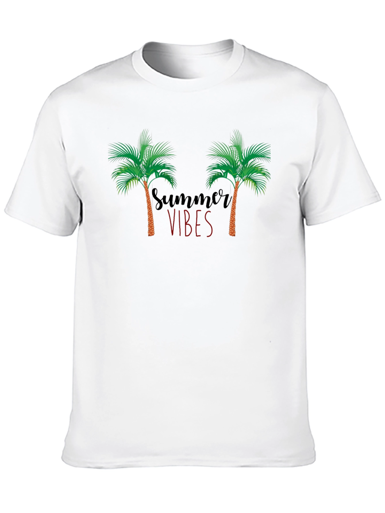 Summer Vibes Palm Tree Graphic Tee