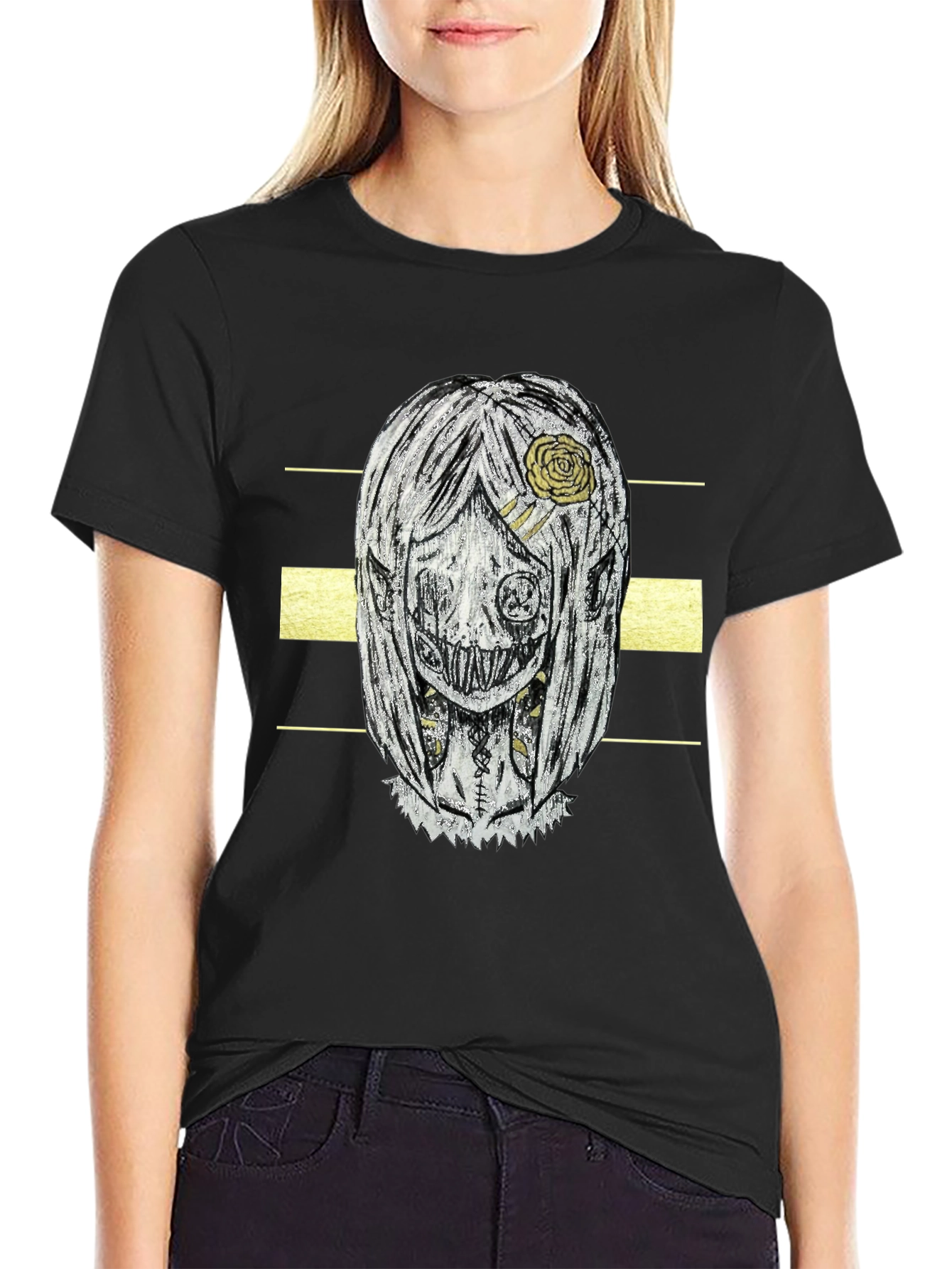 Creepy Doll Graphic Tee