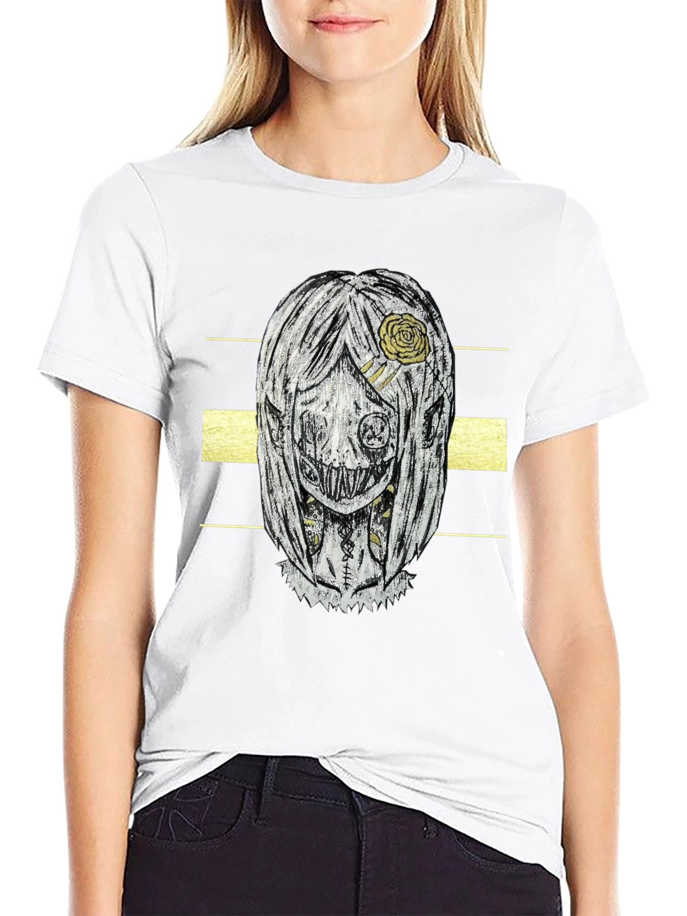 Creepy Doll Graphic Tee