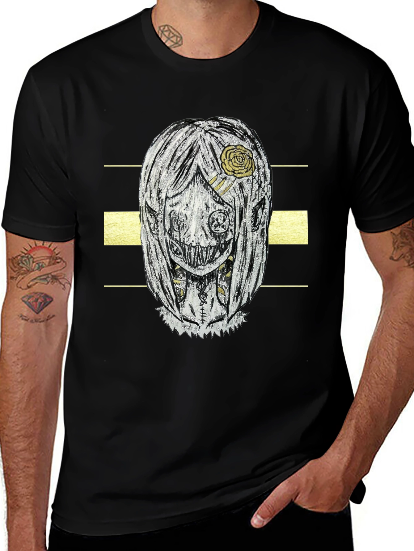 Creepy Doll Graphic Tee